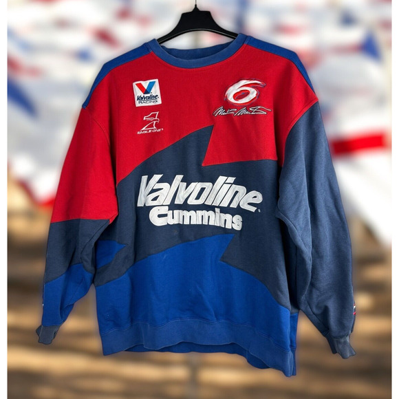 *Flawed* Mark Martin Valvoline Racing Nascar Sweatshirt XXL Chase Authentics - Picture 16 of 16